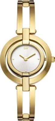 Danish Women's Quartz Luxury Watch White Dial  Gold Steel Bangle DZ120097 - Image 1 of 4