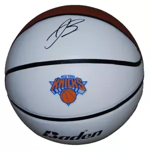 JALEN BRUNSON signed (NEW YORK KNICKS) logo basketball BECKETT BAS BR00337 - Picture 1 of 2