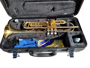 Trumpet Yamaha YTR 200AD Advantage Gold Brass Trumpet with Mouthpiece and Case - Picture 1 of 20