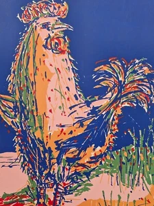 Bruno Venier - Serigrafía original - Gallo - Picture 1 of 2