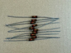 10 NOS Allen-Bradley 1K Ohm 5% 1/2 Watt 1/2W Carbon Comp Widerstände GEPRÜFT 1000 - Bild 1 von 4