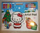 HELLO KITTY CHRISTMAS Giant Artist Pad with Stickers & Crayons Christmas Gift
