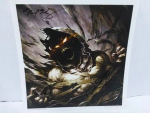 Disturbed Signed Asylum Rare Lithograph 12X12 AUTOGRAPH - Picture 1 of 10