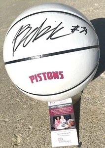 BOBI KLINTMAN Pistons SIGNED Basketball JSA COA DETROIT - Picture 1 of 2