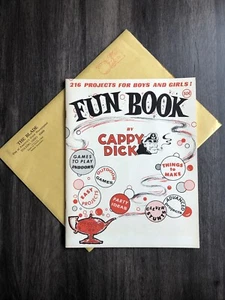 Vintage Cappy Dick’s Fun Book Children’s Activity Toledo Blade Cartoon 1967 - Picture 1 of 11