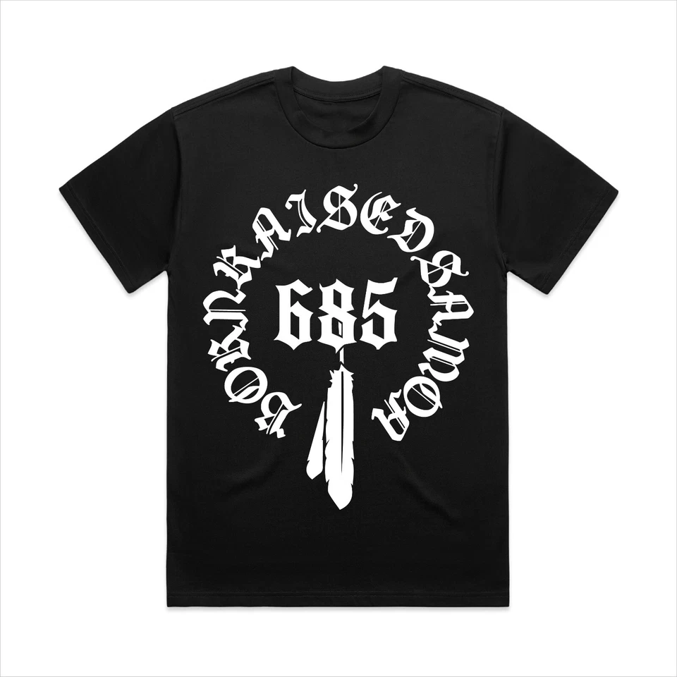 SAMOA NACIDA CRIADA. Camiseta de hip hop estilo americano ultra pesada PROCLUB Foto 1 de 1