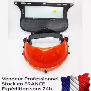 Visière de protection débroussailleuse transparente avec grille - Imagen 1 de 1