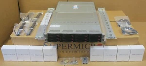 NEW Supermicro SuperServer 6029TP-HTR 12x 3.5" Bay 4x X11DPT-PS CTO Server Nodes - Picture 1 of 7