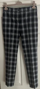 MICHAEL KORS Women's Black Check Lighweight Pants Size 6 ITALY - Picture 1 of 5