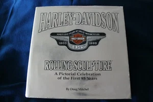 HARLEY DAVIDSON ROLLING SCULPTURES 95th ANNIVERSARY HARDCOVER BOOK - motorcycle - Picture 1 of 7