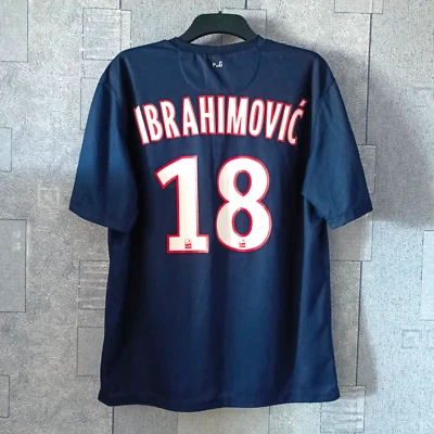 PSG 2012/2013 HOME FOOTBALL SOCCER SHIRT JERSEY CAMISETA NIKE IBRAHIMOVIC - Image 1 of 4