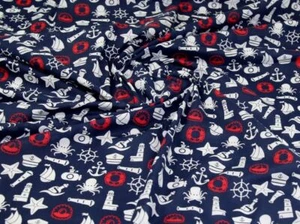 Printed Polycotton Fabric 110cm / 44" Wide - per metre - Picture 1 of 4