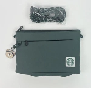 2025 Starbucks Korea Only Daily Pouch Bag Verde Edizione Limitata - Foto 1 di 4