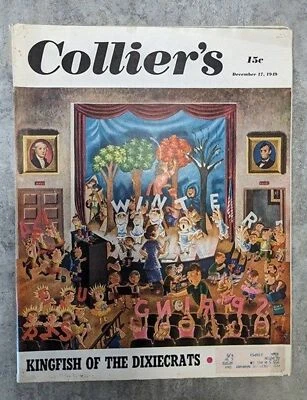 Collier's Magazine November 17 1949 Ben Michtom Sears Roebuck Philadelphia Retro - Image 1 of 3
