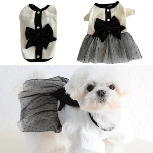 Haustier Hund Prinzessin Kleid Sommerkleidung Für Kleine Hunde Welpen Rock < - Bild 1 von 24