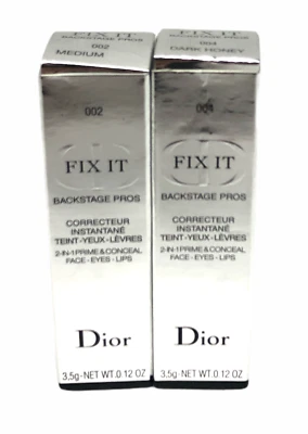 Dior Fix It Backstage Pros 2 en 1 Prime & Conceal (3,5 g/0,12 oz) NUEVO; ¡TÚ ELIGES! Foto 1 de 2