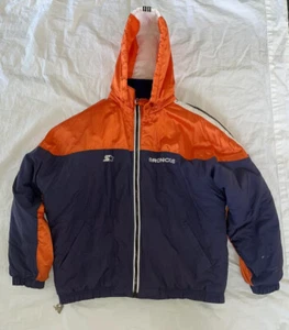 Abrigo de invierno vintage Starter Pro Line Denver Broncos. Talla grande. Tampón NFL AFC - Imagen 1 de 12