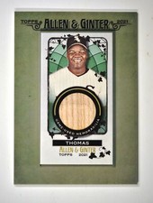 2021 Topps Allen & Ginter Mini Framed Relic Bat #FT Frank Thomas - White Sox