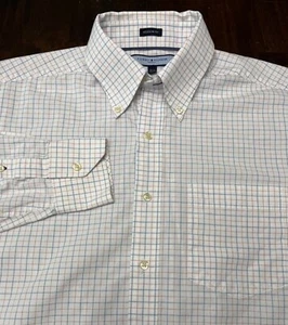 Tommy Hilfiger Kariertes Langarm Hemd mit Knopfleiste Herren Größe 15 1/2 34-35 - Bild 1 von 7