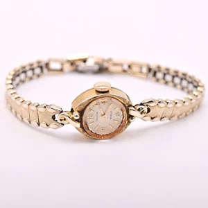 CROTON Vintage Original Signed Designer 10K Gold Fill Swiss Ladies Estate Watch - Picture 1 of 22