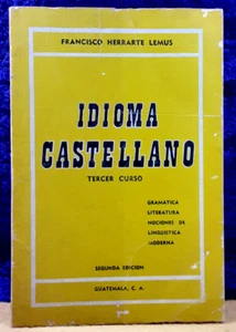 Idioma Castellano: Tercer Curso;  Lemus; 1964; 2nd ed; pb; Good - Picture 1 of 2