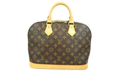 Louis Vuitton Alma Monogram Canvas Leather Brown Hand Bag M51130 - Image 1 of 4