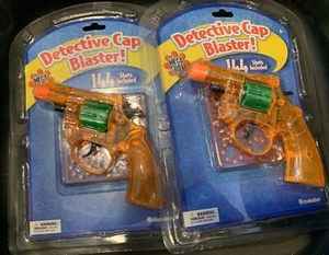 Detective Cap Blaster Plastic Toy Gun With 144 Shots Included- NEW Lot Of 2 - Picture 1 of 2