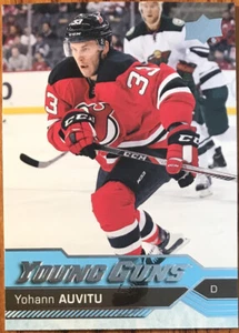 2016-17 Upper Deck Young Guns Rookie Yohann Auvitu #456 New Jersey Devils - Bild 1 von 2