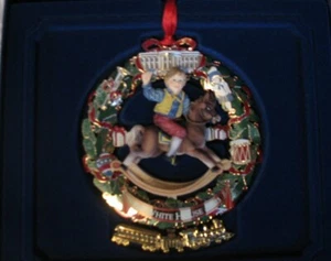 Adorno de Navidad HoOfficial Patrioticuse 2003 blanco presidente de EE. UU. Grant nuevo en caja - Imagen 1 de 3