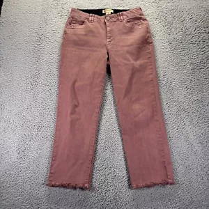 Democracy Jeans Womens Size 10 Pink AB Technology Cotton Stretch Straight Fit - Picture 1 of 9