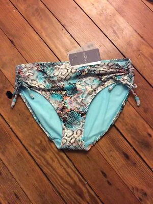 Nuevo con etiquetas Fantasie Swim Manila Calzoncillo Lateral Ajustable FS6775 Color Iced Aqua Talla S Foto 1 de 4