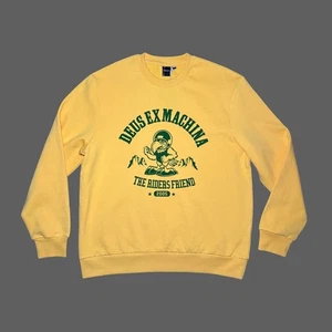 Deus Ex Machina Deus U Crew Sweatshirt Solar Power XL NWT 100% Cotton - Picture 1 of 9