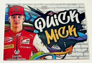 2020 Topps Chrome Formula 1 F1 Quick Mick #TT-15 Mick Schumacher F2 Card Prema - Bild 1 von 2