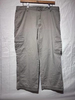 Pantalones cargo Dickies para hombre 40x28 caqui calce clásico algodón trabajo utilitario Foto 1 de 4