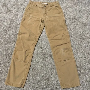 Carhartt Mens 32x32 Relaxed Fit Canvas Double Front Utility Work Pants BN2802-M - Picture 1 of 7