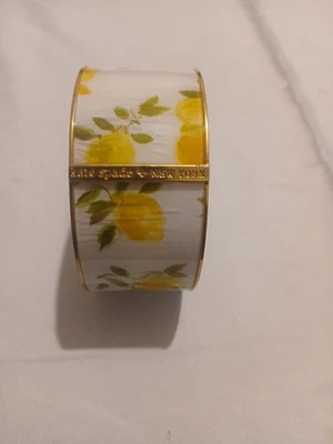 Kate Spade Wide Bangle/ Bracelet W/ Lemons - Image 1 of 4
