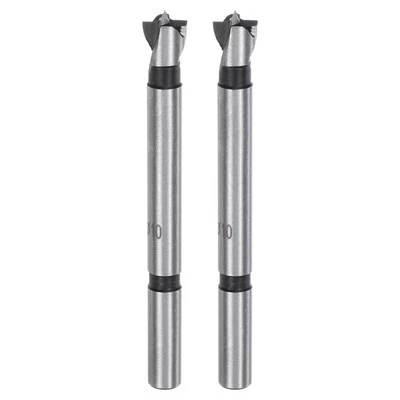 Broca Forstner 25/64" (10 mm) herramienta de perforación de carpintería de varios dientes 2 piezas Foto 1 de 4