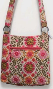 NWT VERA BRADLEY JULIA CROSSBODY HIPSTER FOLKLORIC Spring 2011 Adjustable Strap - Picture 1 of 13