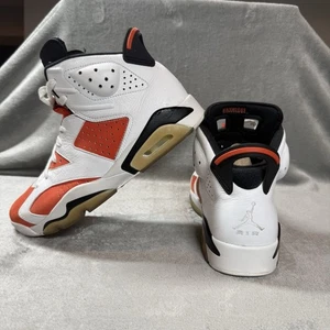 Jordan 6 Retro Gatorade Like Mike White Mens 9.5 Basketball Sport Gym Athlete - Picture 1 of 8