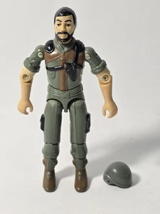 Oldtimer 1982 Kupplung v1 Original G.I. Joe Actionfigur mit Helm (T1) - Bild 1 von 11
