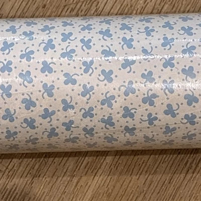 Laura Ashley Wallpaper Vintage 1980 Blue Ditsy 002 - 075202  4198 1 roll - Image 1 of 4