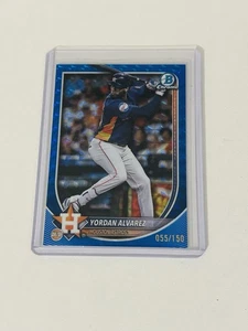 2025 Bowman Chrome Blue /150 Yordan Alvarez Astros - Picture 1 of 1