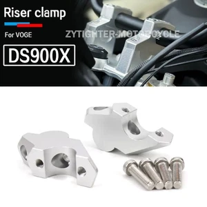 For Voge 900 DSX DSX900 Silver Handlebar Riser Clamp Handle Bar Extension - Picture 1 of 8