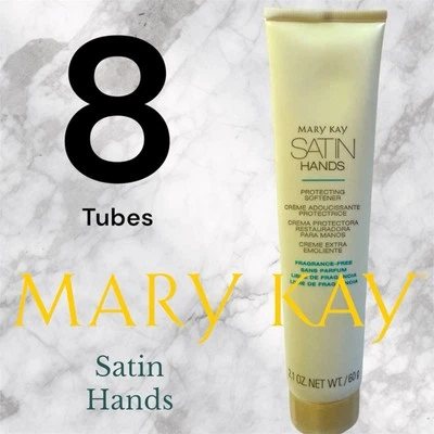 Lote de 8 lociones hidratantes Mary Kay Satin Hands Softner FF Spa sin fragancia Foto 1 de 2