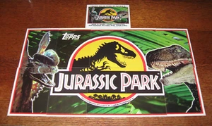 Topps Jurassic Park Serie 1 Puzzle Stickers 1993 Set Completo 11 Carte - Foto 1 di 2