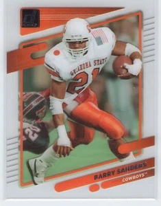 Barry Sanders - 2023 Chronicles Draft - Clearly Donruss #3 - Oklahoma State - Picture 1 of 2