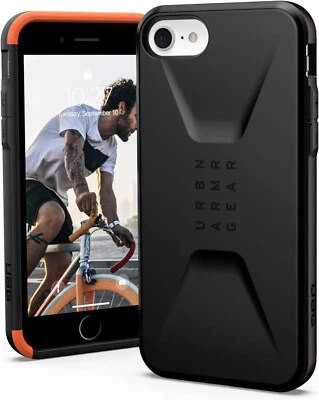 UAG IPHONE 7 / IPHONE 8 / SE 2020 / SE 2022 CIVILIAN SERIES CASE COVER | BLACK - Image 1 of 4