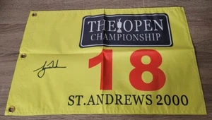 2000 Souvenir Flag w/Tiger Woods PGA Augusta National Masters PGA - Picture 1 of 4