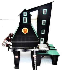 Home Made Railroad Train Structure / Mill Made of Heavy Wood - O - Big and Tall! - Picture 1 of 10