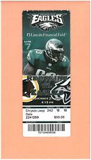 Washington Redskins @ Philadelphia Eagles 11-21-2004 ticket Jevon Kearse photo B